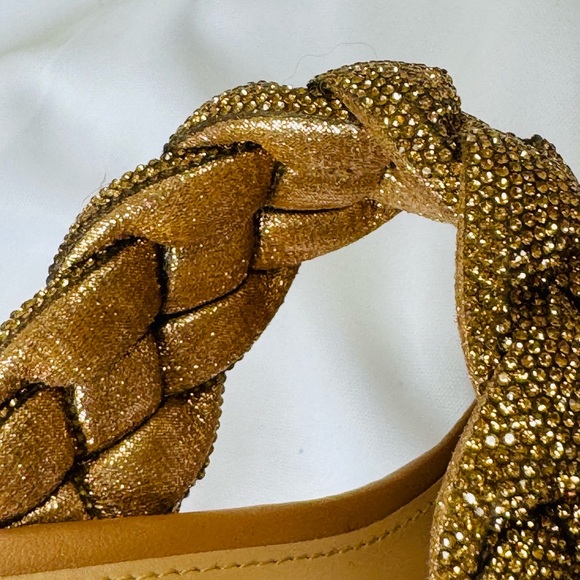 Steve Madden Tan Braided Heeled Mules - Picture 6 of 6